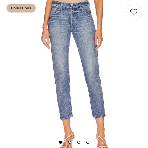 NWT MOUSSY Vintage Evans Mid-Rise Tapered Jeans size 24 - Picture 1 of 10